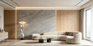 SPC wall panel lifespan in a modern residential interior