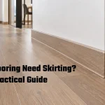 SPC flooring with matching skirting board