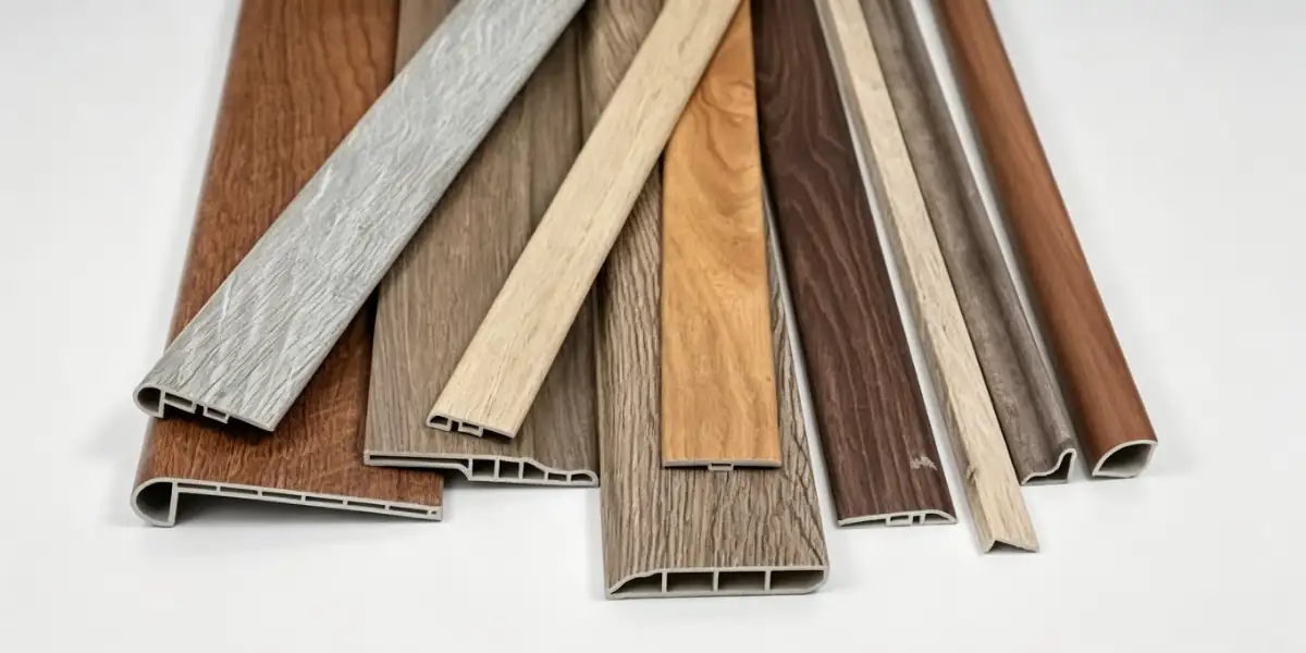 SPC skirting boards for flooring projects