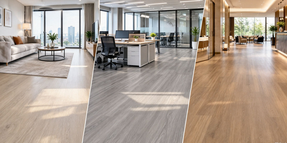 SPC flooring in residential apartments and commercial spaces
